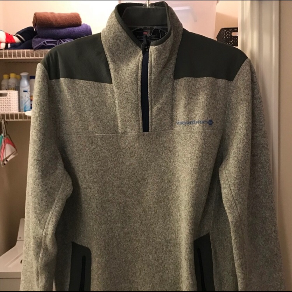 Vineyard Vines Sweater Fleece Shep Shirt - Small